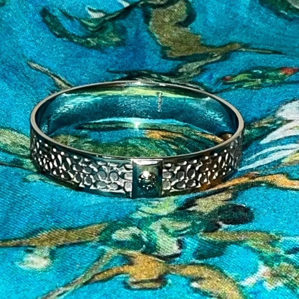 Coach Silver tone Bangle, Small - Picture 3 of 8